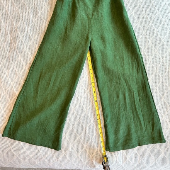 Faithfull the Brand Women’s Presley Jumpsuit in Moss Green size 10. - Picture 11 of 13